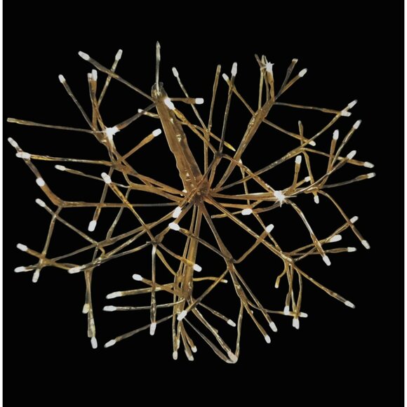 New Platinum LED 16" Gold Light Sphere Warm White Twinkle Professional Christmas - Picture 5 of 7